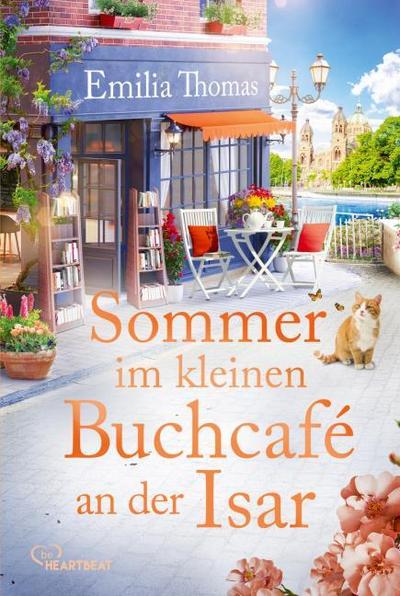 Sommer im kleinen Buchcafé an der Isar