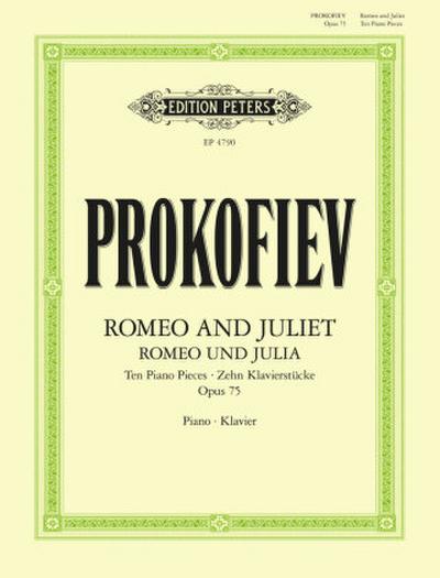 Romeo and Juliet. Ten pieces for Piano (1937) für Klavier solo op. 75 -Romeo und Julia, zehn Klavierstücke
