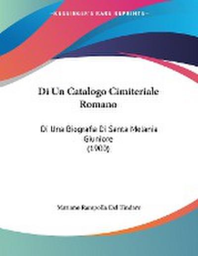 Tindaro, M: Di Un Catalogo Cimiteriale Romano