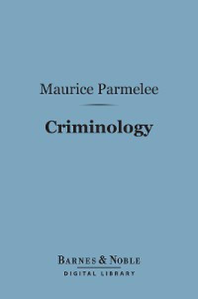 Criminology (Barnes & Noble Digital Library)
