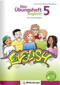 Das Übungsheft Englisch 5: Let’s practise English – Wortschatz und Grammatik üben in der Sekundarstufe, Klasse 5, inkl. Lösungsheft, Hörangebot und Sticker