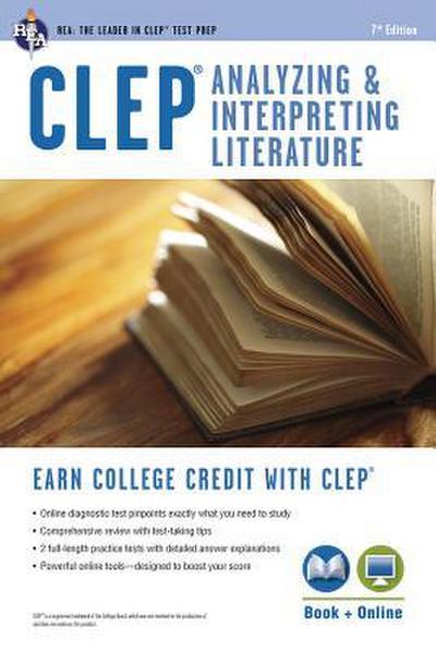 Clep(r) Analyzing & Interpreting Literature Book + Online