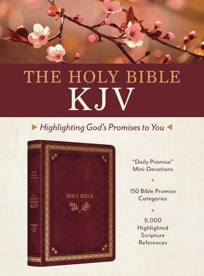 The Holy Bible Kjv: Highlighting God’s Promises to You [Crimson & Gold]