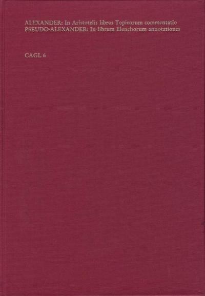 Pseudo-Alexander: Annotationes in Librum Elenchorum Aristotelis