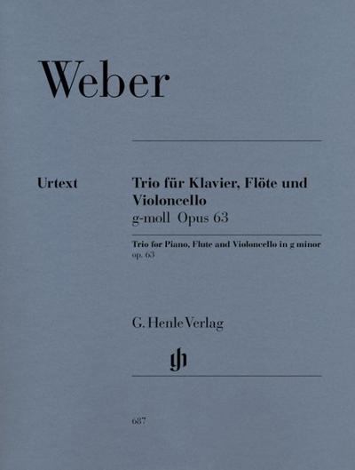 Weber, Carl Maria von - Trio g minor op. 63 for Piano, Flute and Violoncello 