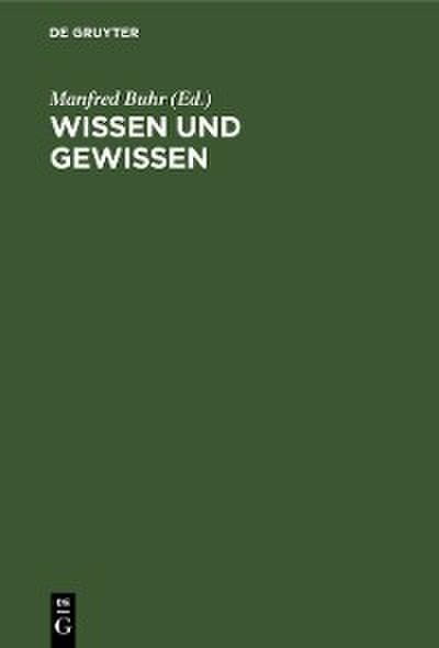 Wissen und Gewissen