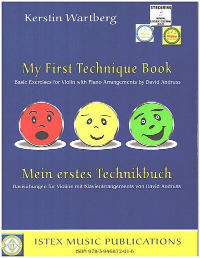 Mein erstes Technikbuch (+MP3-CD +Download)für Violine (z.T. mit Klavier) (en/dt)