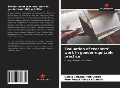 Evaluation of teachers’ work in gender-equitable practice