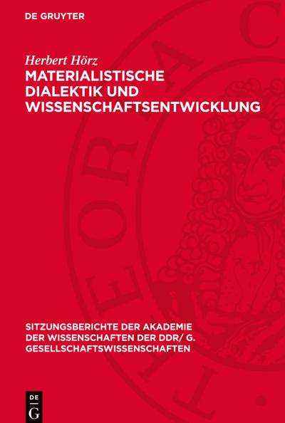 Materialistische Dialektik und Wissenschaftsentwicklung