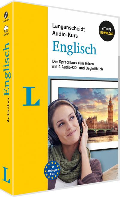 Langenscheidt Audio-Kurs Englisch mit 4 Audio-CDs und Begleitbuch
