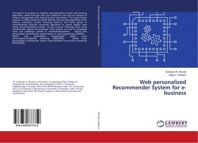 Web personalized Recommender System for e-business