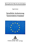 Sprachliche Archaisierung
