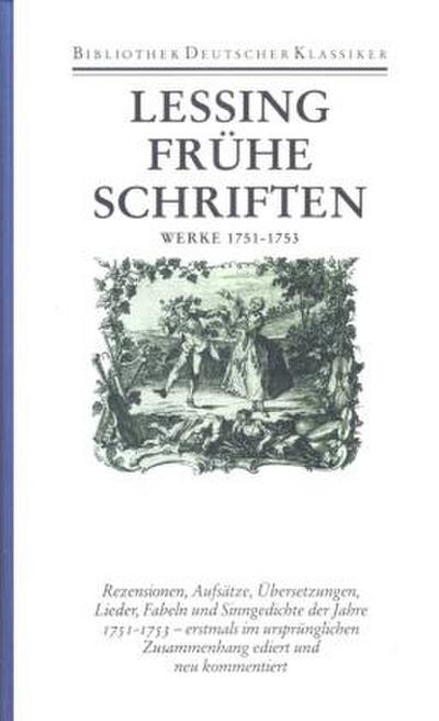 Werke und Briefe Werke 1751-1753