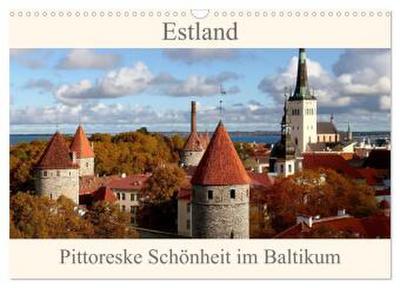 Estland - Pittoreske Schönheit im Baltikum (Wandkalender 2026 DIN A3 quer), CALVENDO Monatskalender