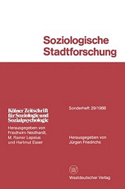 Soziologische Stadtforschung