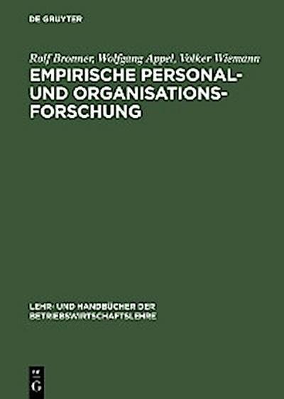 Empirische Personal- und Organisationsforschung