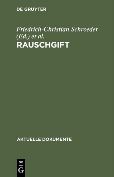 Rauschgift