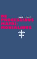 De processibus matrimonialibus