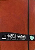 Monsieur Notebook A4 - blanko (140gr) hellbraun