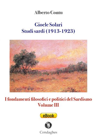 Gioele Solari: Studi sardi (1913-1923)