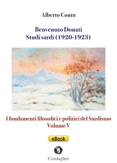 Benvenuto Donati: Studi sardi (1920-1923)