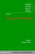 Herder: Philosophical Writings