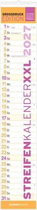 GROSSDRUCK Streifenplaner XXL 2027