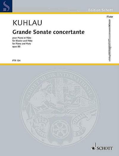 Grande sonate concertante op.85für Flöte und Klavier