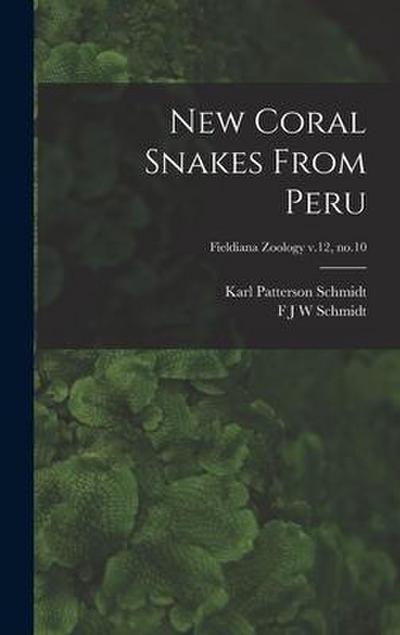 New Coral Snakes From Peru; Fieldiana Zoology v.12, no.10
