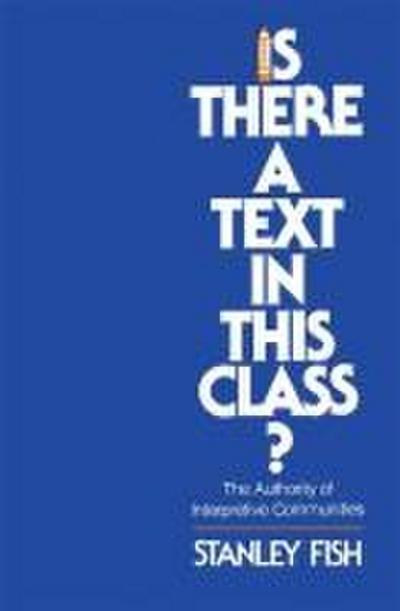 Is There a Text in This Class?