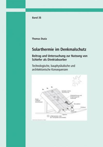Solarthermie im Denkmalschutz. Beitrag und Untersuchung zur Nutzung von Schiefer als Direktabsorber.