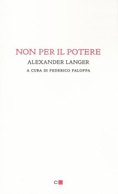 Non per il potere