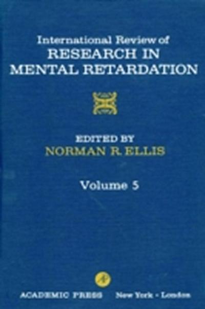 International Review of Research in Mental Retardation