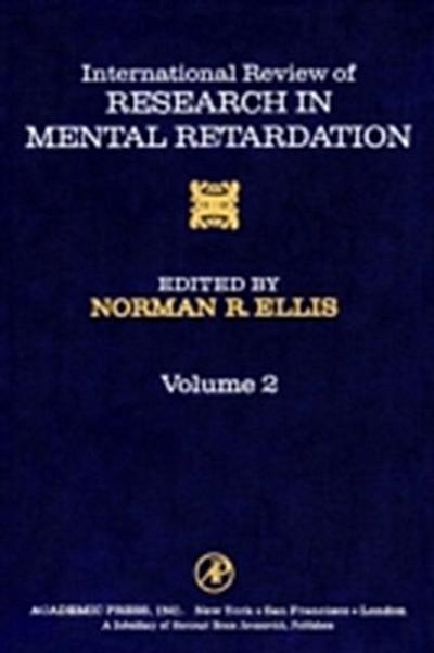 International Review of Research in Mental Retardation