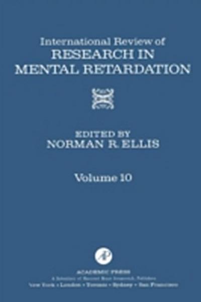 International Review of Research in Mental Retardation