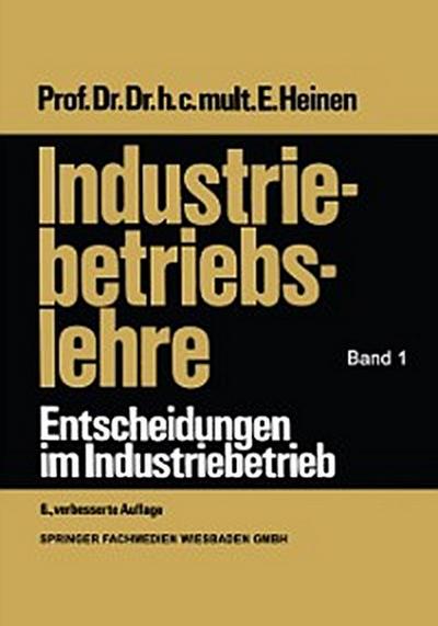 Industriebetriebslehre