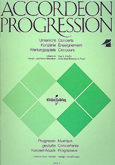 Accordeon Progression Band 4für Akkordeon (Mittelstufe)