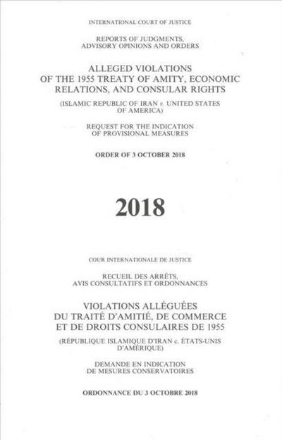 Reports of Judgments, Advisory Opinions and Orders