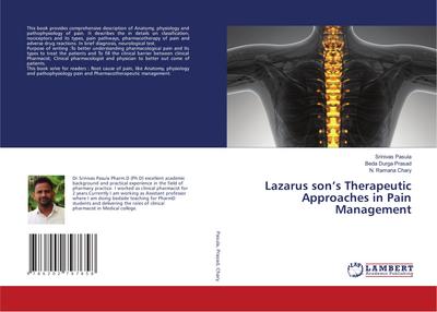 Lazarus son¿s Therapeutic Approaches in Pain Management