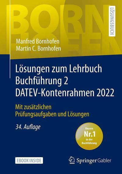 Bornhofen, M: Lösungen zum Lehrbuch Buchführung 2 DATEV-Kont