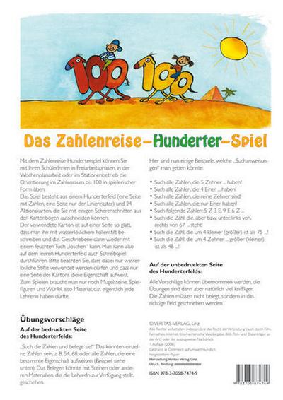 Das Zahlenreise-Hunderter-Spiel: Lernspiel für die Orientierung im Zahlenraum bis 100