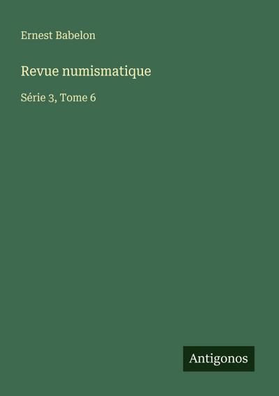 Revue numismatique