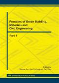 Frontiers of Green Building, Materials and Civil Engineering