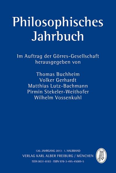 Philosophisches Jahrbuch. Halbbd.1
