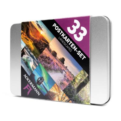 Postkarten-Set Landscapes | Landschaft und Natur, Berge, Wald und Meer | Die inspirierende Deko- und Geschenkidee