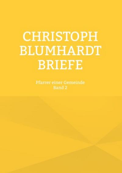 Christoph Blumhardt Briefe