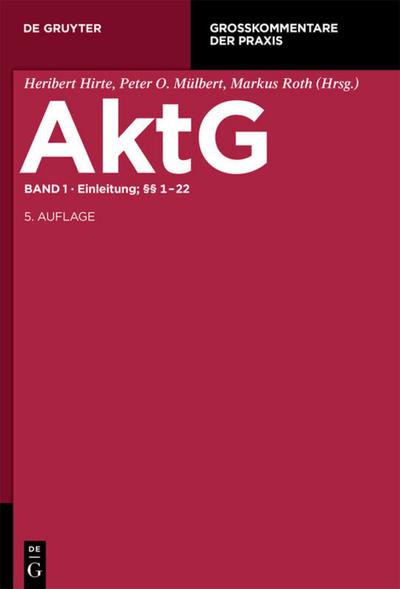 Aktiengesetz/AktG 1