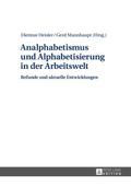 Analphabetismus und Alphabetisierung in der Arbeitswelt