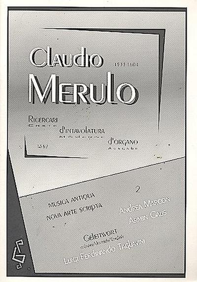 Ricercari d’intavolatura d’organo vol.2