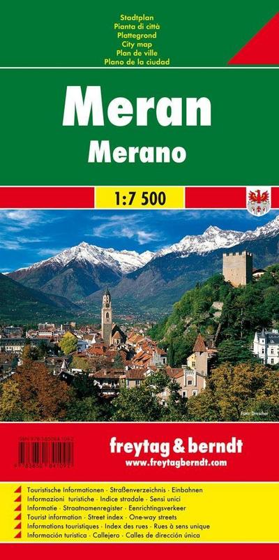 freytag & berndt Stadtplan Meran 1:7.500